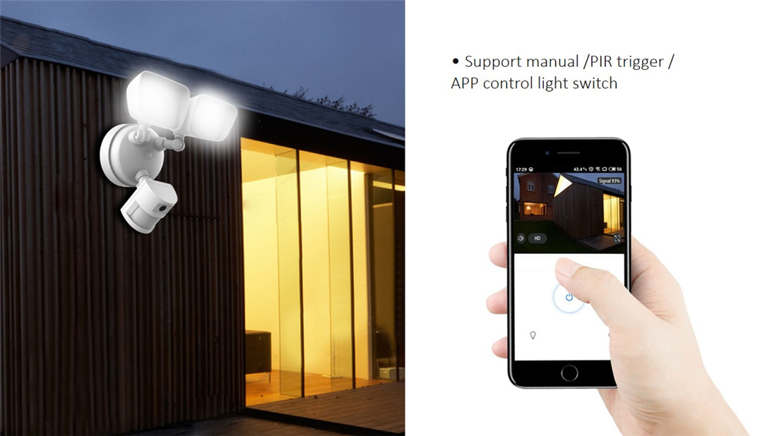 Smart Wireless Floodlight Camera(E97P)