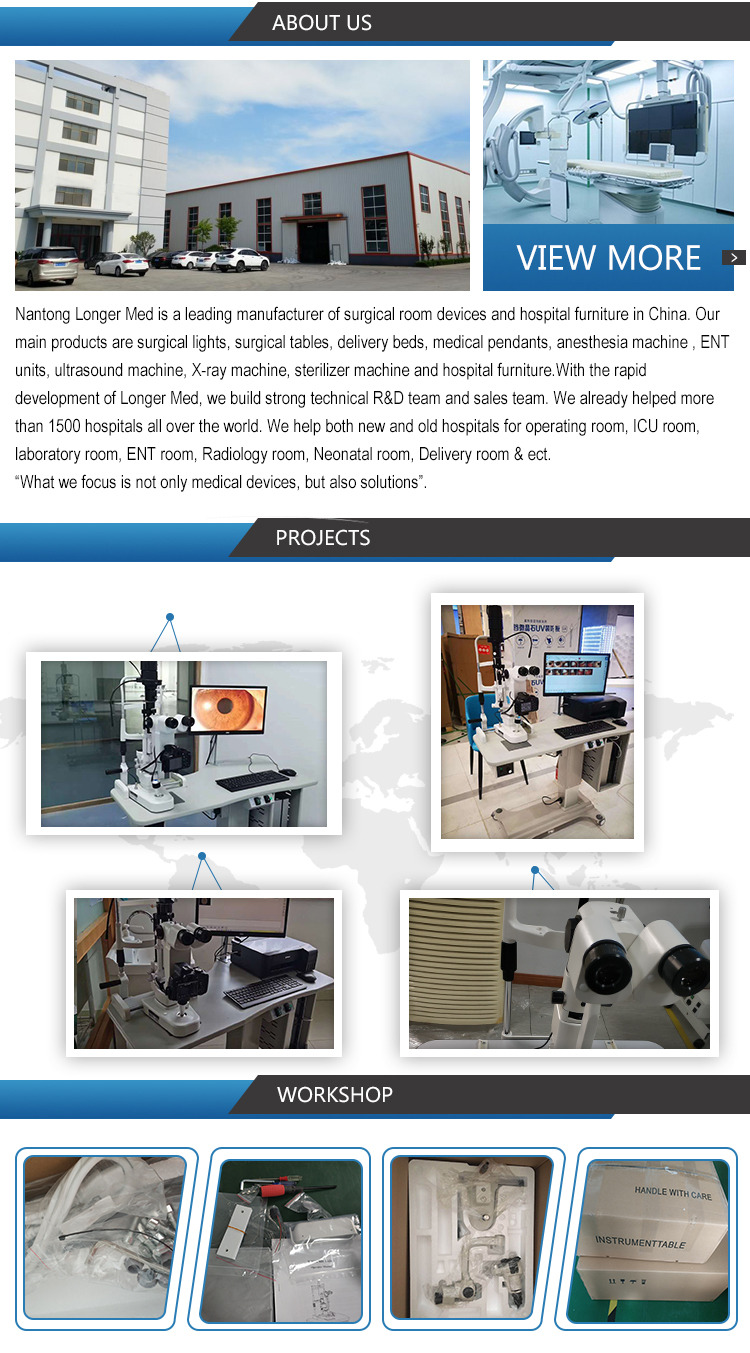 Chinese CE approved ophthalmic equipment slit lamp microscope with good price