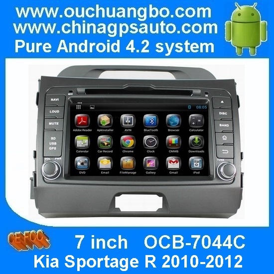 Ouchuangbo Car GPS Radio Player Bluetooth AUX RDS Kia Sportage R 2010-2012 Android 4.2 DVD Stereo System OCB-7044C