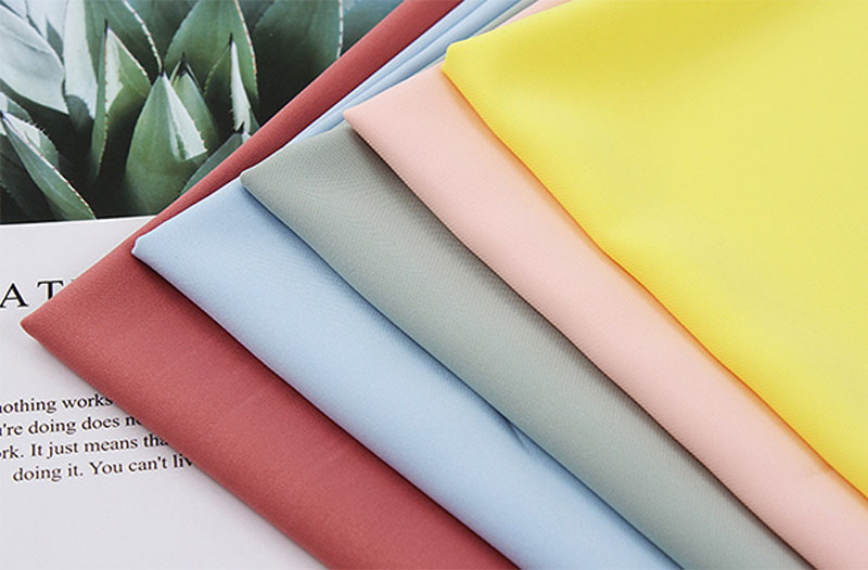 Charmeuse Woven 96 Polyester 4 Spandex Fabric 150cm Chiffon Clothing Fabric