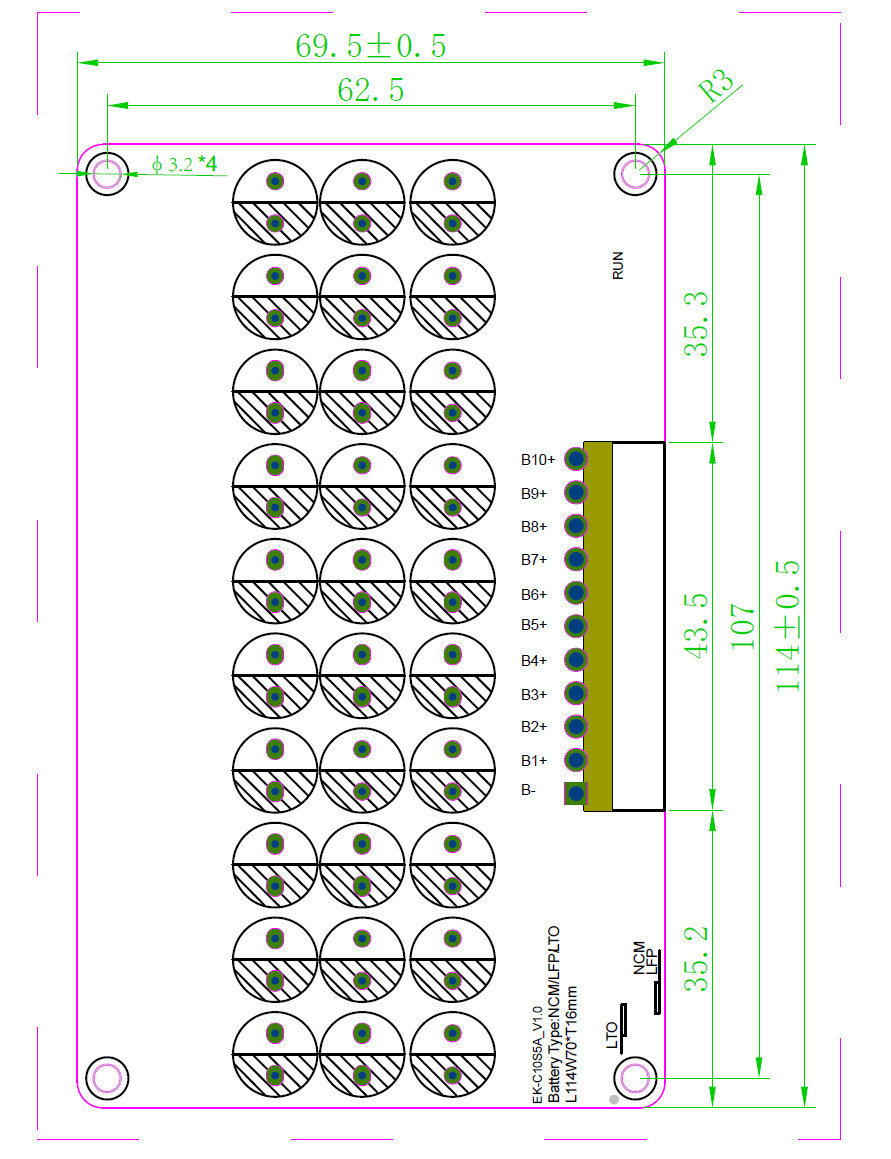 Battery Cells Equalizer 8S 9S 10S 5A Active Balancer Lifepo4/Lithium/Lipo/LTO Battery BMS for Electric bicycle