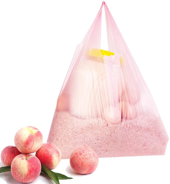 T Shirt Bags Plastic Grocery Bags with Handles Shopping Bags