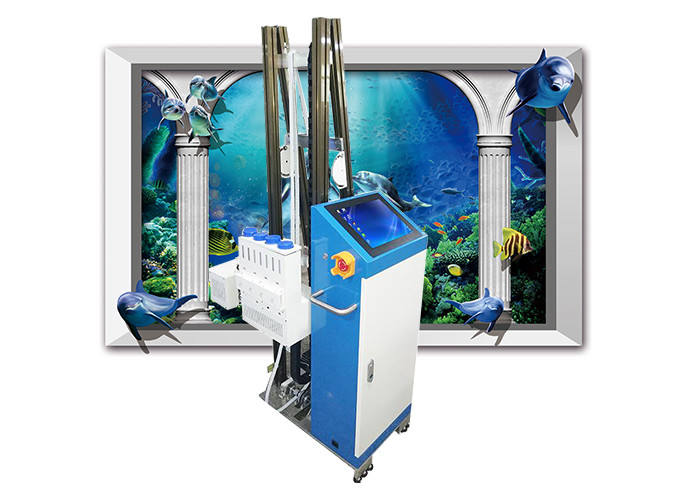 3D Touch Screen Wall Painting Printer 9600dpi Resolution Waterproof