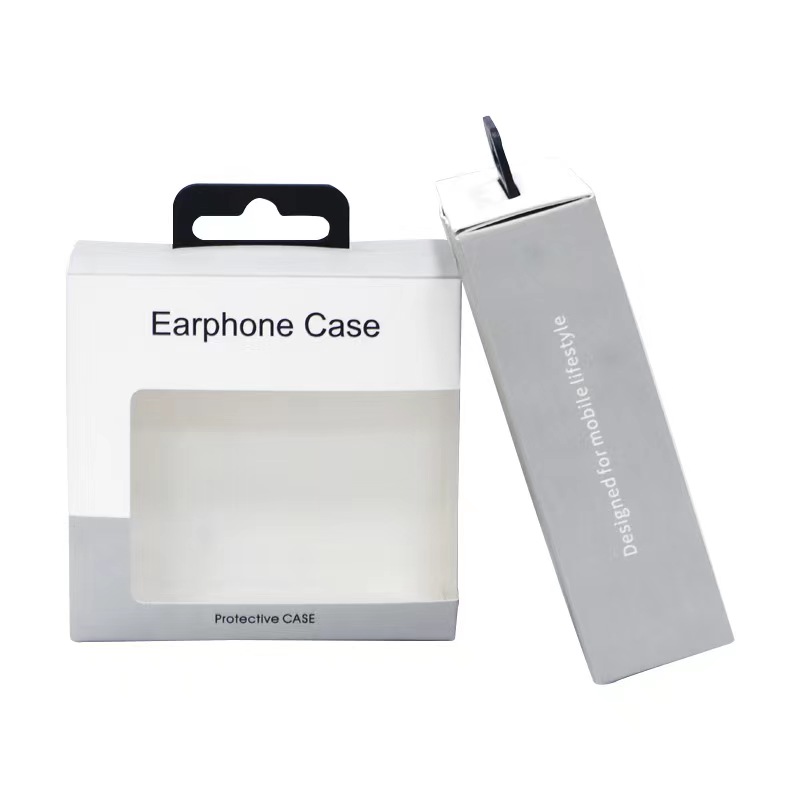 Custom Different Shape Fancy Packaging Box With Hook For Airpod Cases