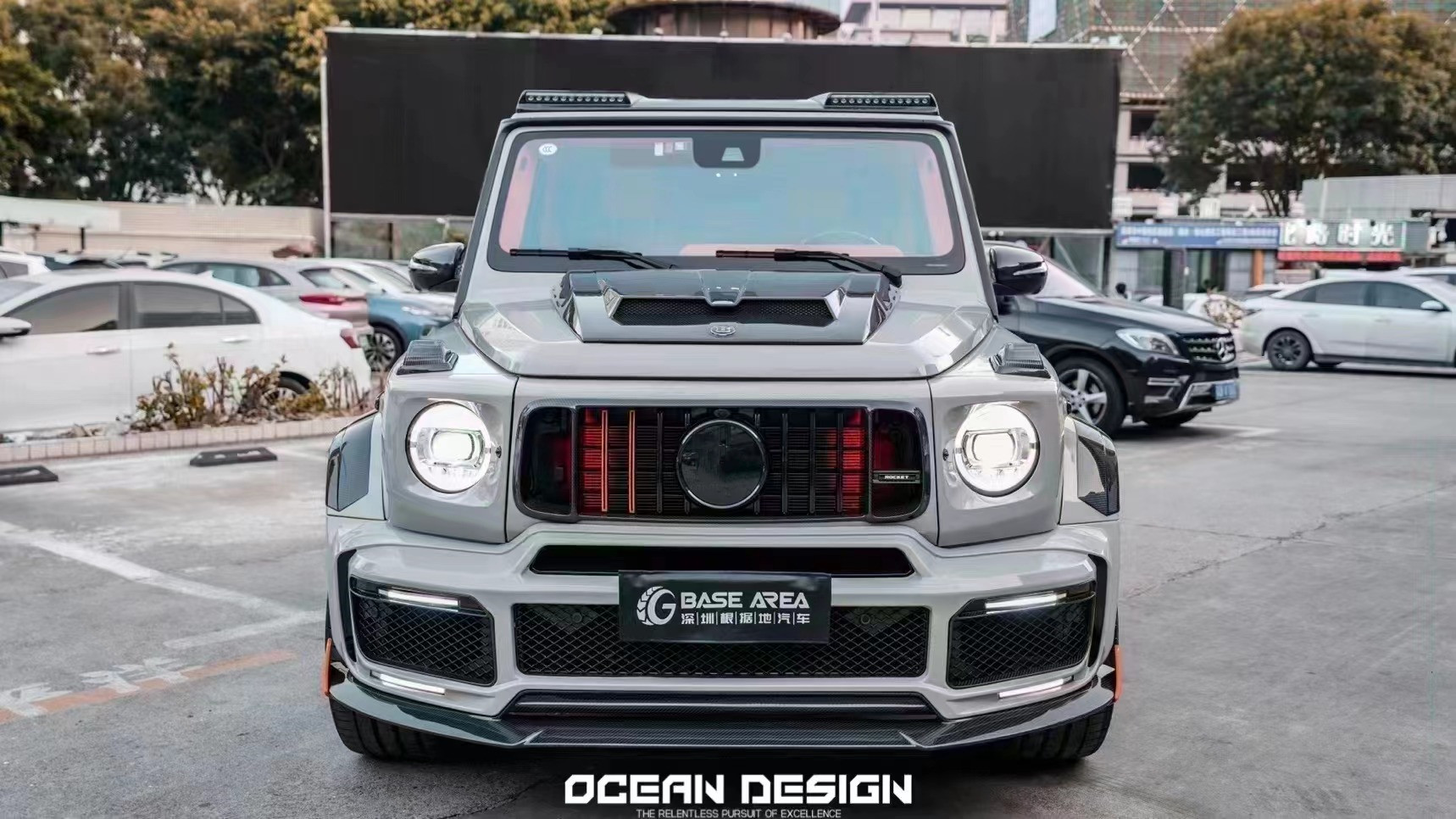 Auto Parts for Mercedes-Benz G-Class W464 G500 G550 G63 Upgraded Babos G900 Body Kit W464 Upgraded G900 Carbon Fiber Body Kit