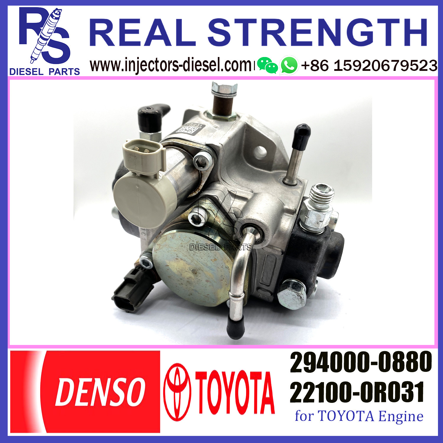 Common Rail Diesel Injection Fuel Pump 294000-0880 22100-0R031 For TOYOTA LEXUS IS220D 2AD-FHV