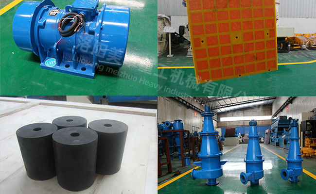 Single Spray Sand Recycling Machine 20 KW Prevent Material Accumulation