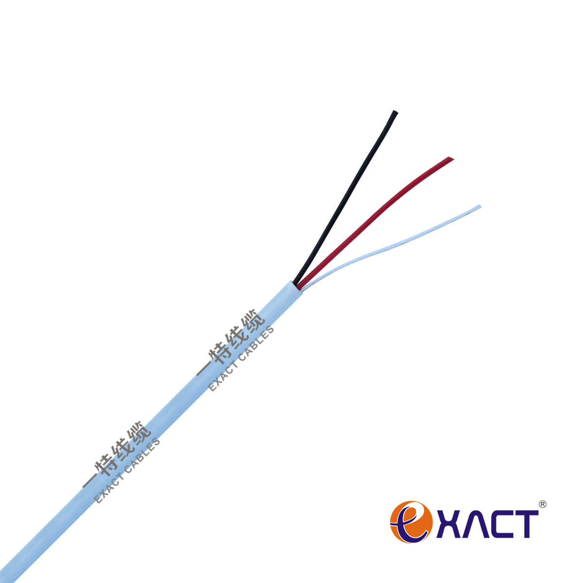 PVC Jacketed 6xAWG24 CPR Eca Screened Unscreened Solid Alarm Cable for BC Communication