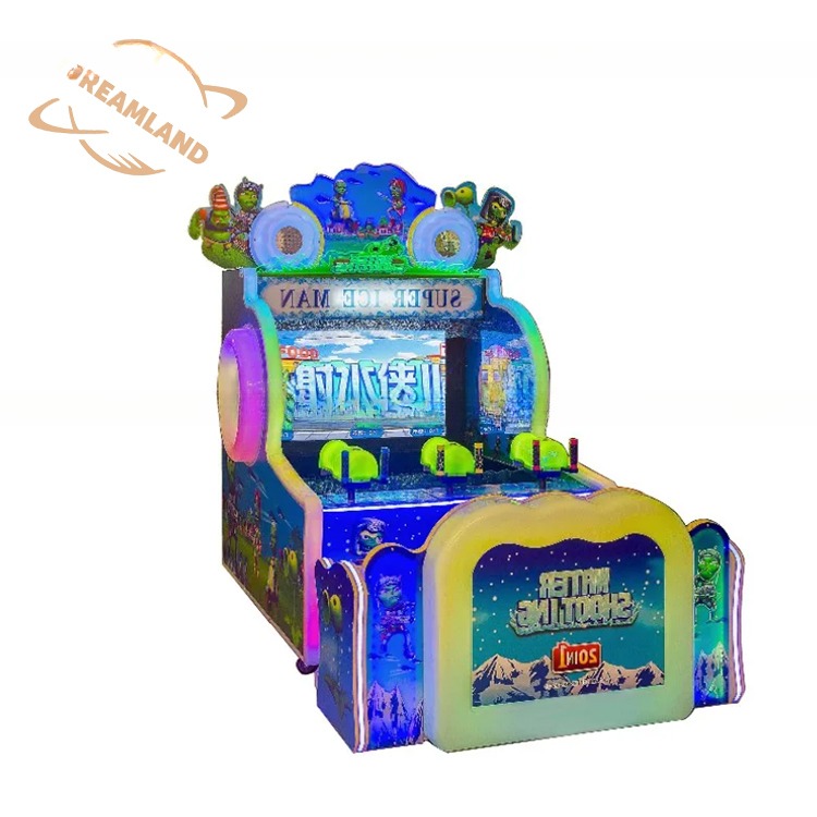 Dreamland 2023 Arcade Shooting Zombie Water Shooting Ticket Game Machine with camera function