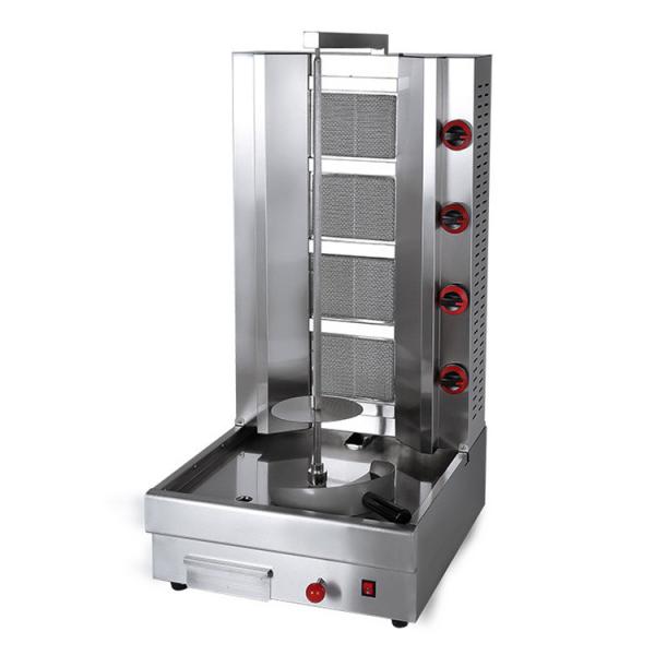 220V Commercial Stainless Steel Doner Kebab Shawarma Roaster Machine with 15000W