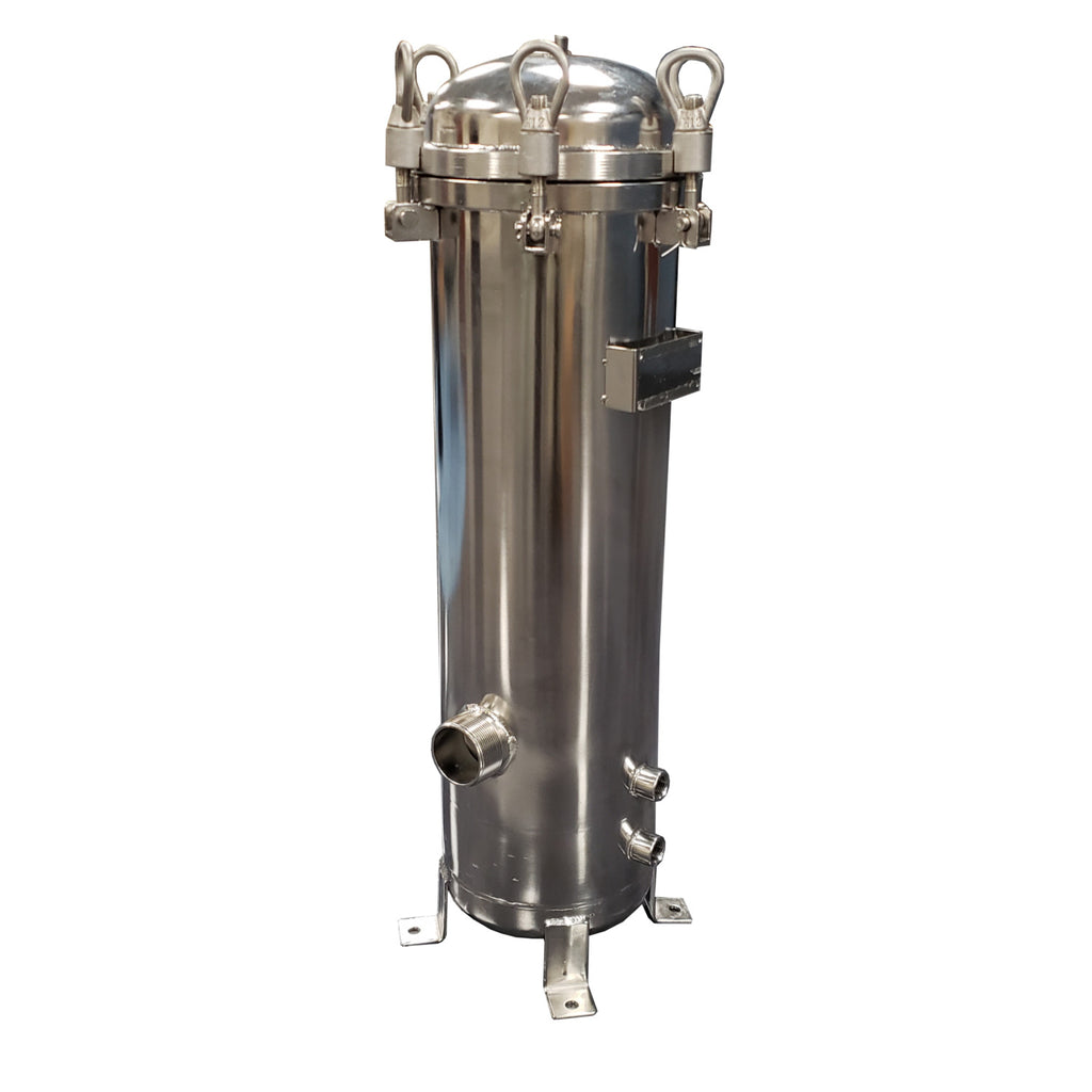 62 KG Weight Flow Aluminum Cartridge Filter Housing for Liquid Filtration Construction