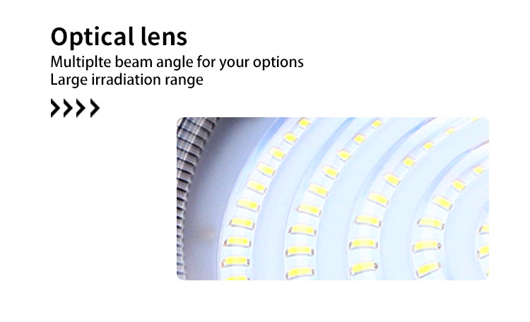 High Lumen UFO 300w 400w 200w LED High Bay Lights COB Reflector PC Cover