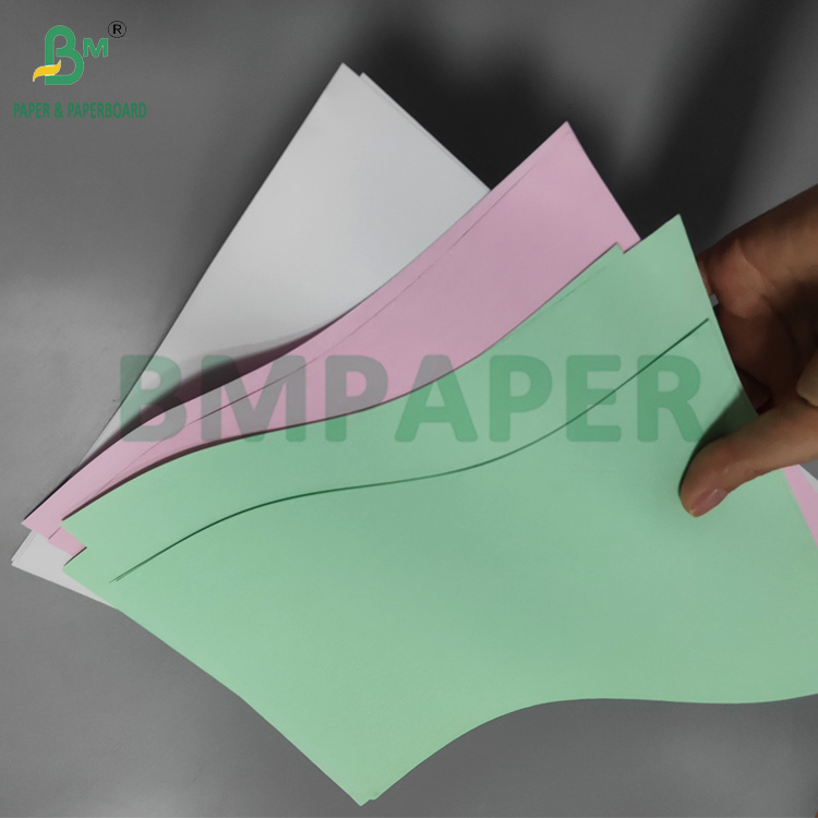 50gr 55gr CB CFB CF NCR Carbonless Copy Paper For Invoice Blue Image 65 x 92cm