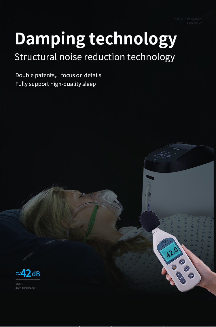 Small Portable Oxygen Machine for Home Use, Enjoy Pure Oxygen Therapy
