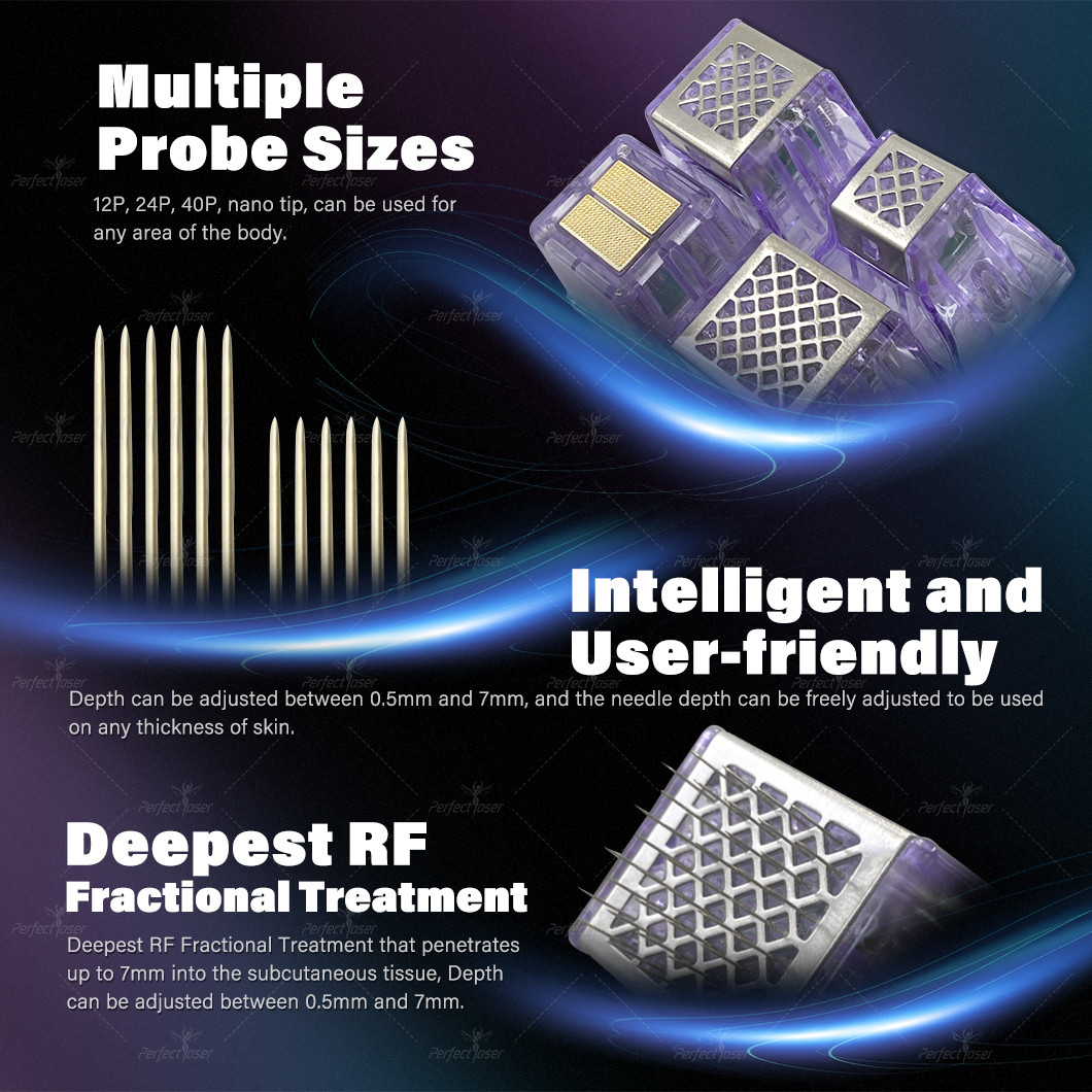 12/24/40/Nano Tip Needle RF Microneedling Device For Frequency Applications