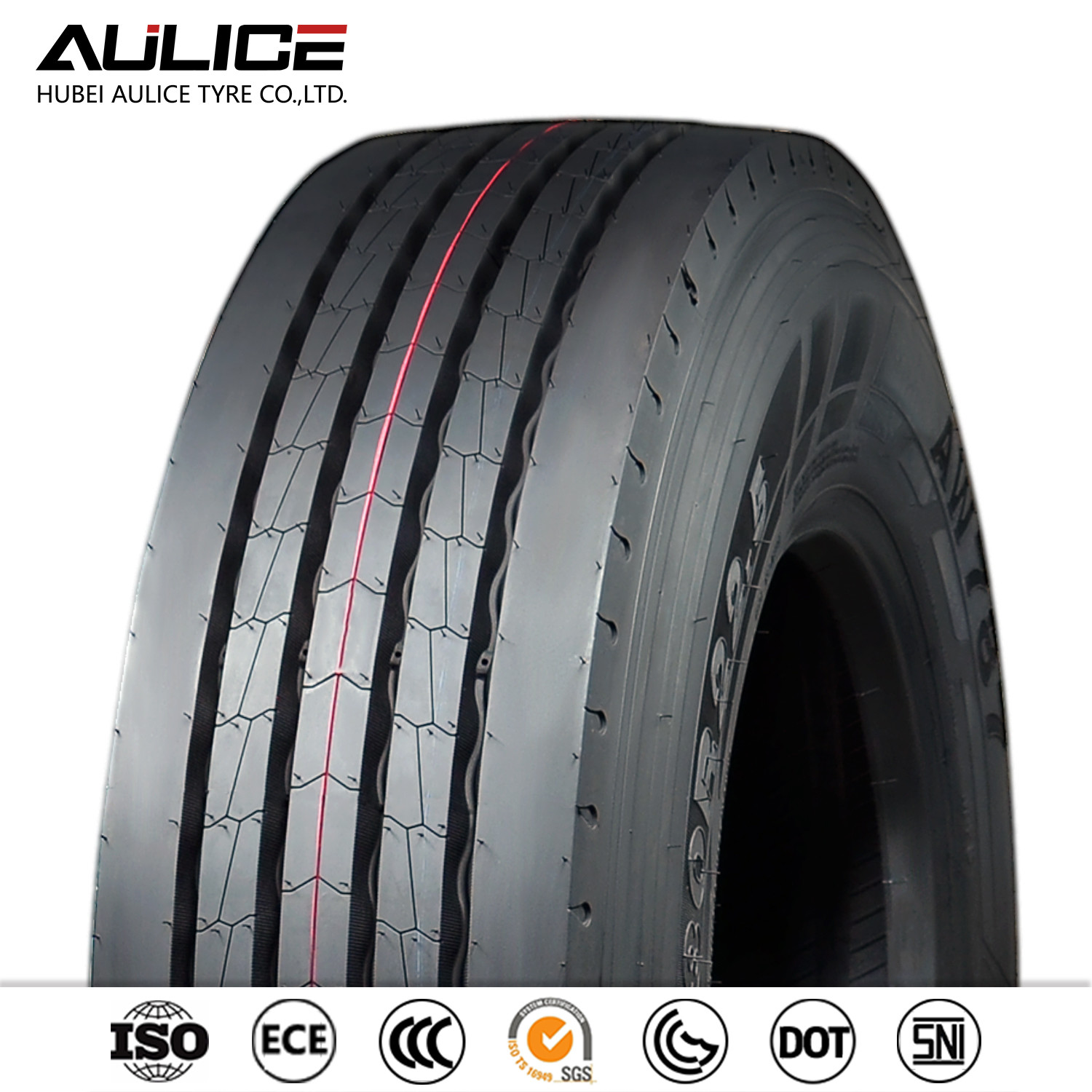 Factory Price All Steel 11R22.5 Tubeless Truck Bus Radial Tyres AR787 11r22 5 Steer Tires