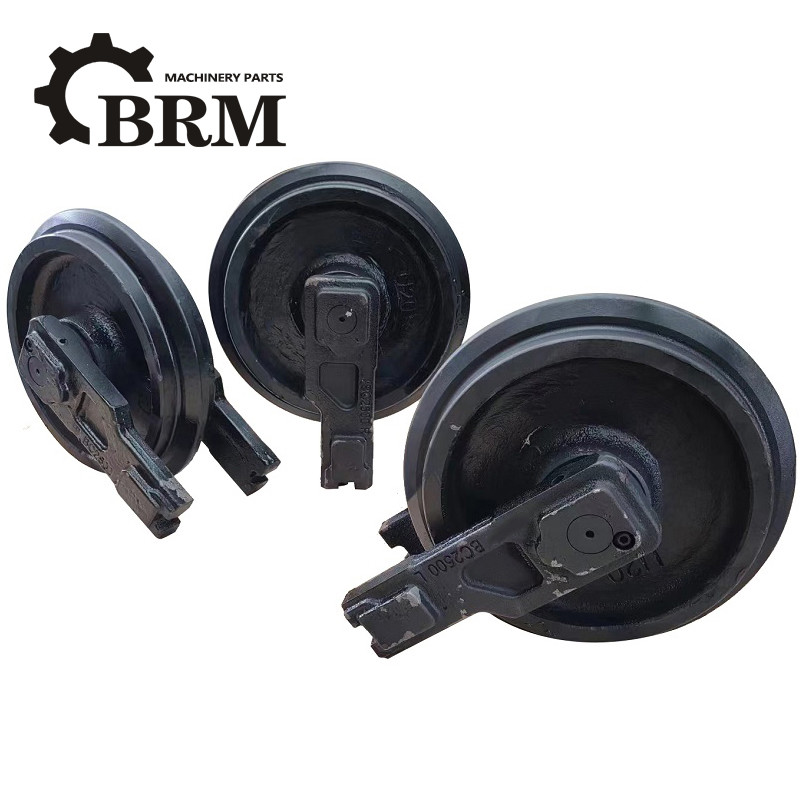Deepth 10mm Bulldozer Undercarriage Parts Forging Excavator Idler Assembly