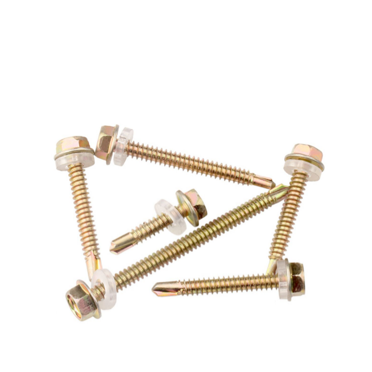 OEM Customized Metal Galvanized Hexagonal Hex Head Self Drilling Screw for Roofing