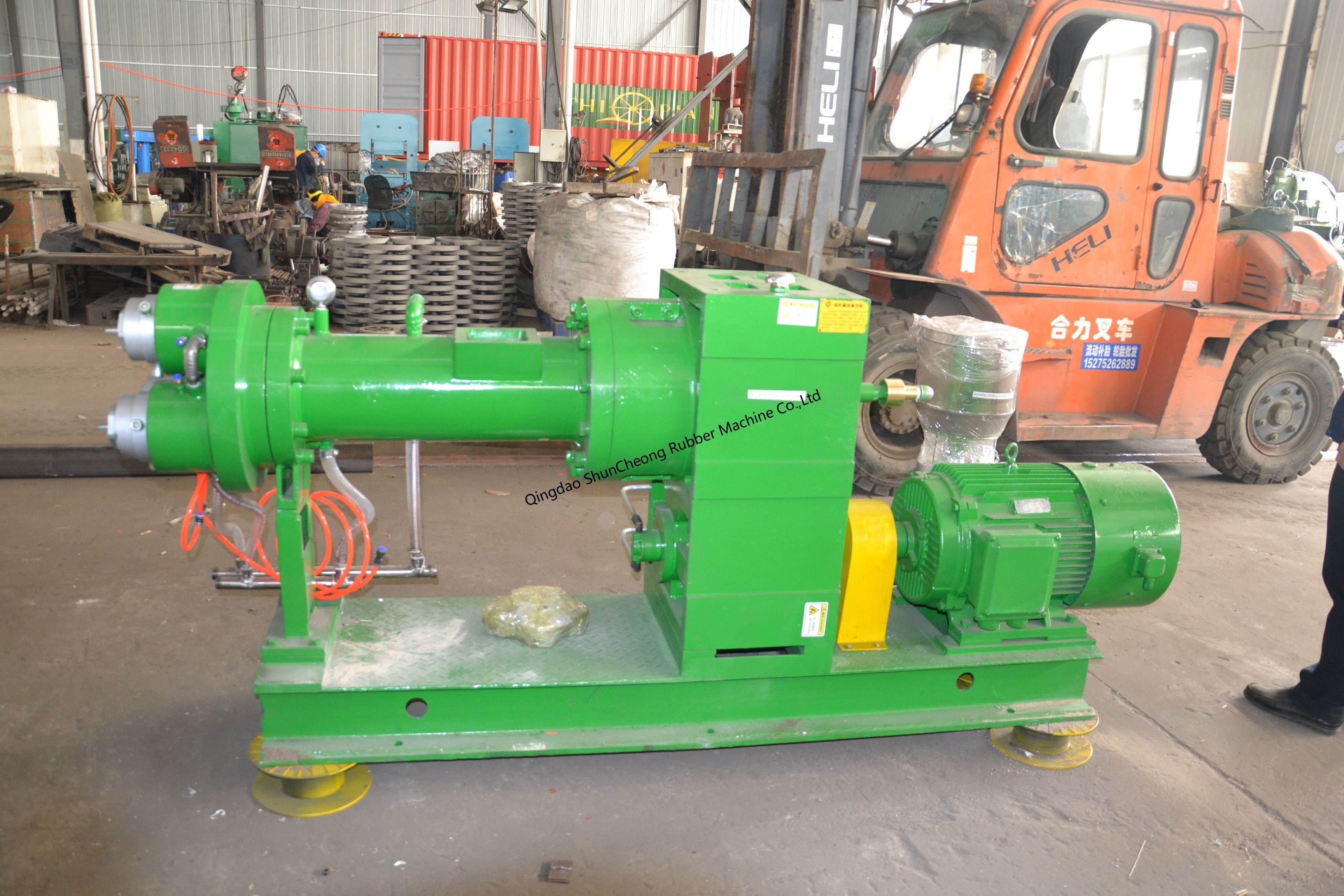 Rubber Knitting Hose Production Line / Rubber Hose Forming Extruder