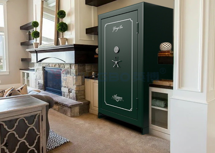 75 Mins Fireproof Rating UL Lock Gun Safes Steel With 36 Guns