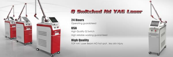 Effective hospital use 220V 50Hz / 110V 60Hz q switched nd yag laser tattoo removal pigmentation removal machine