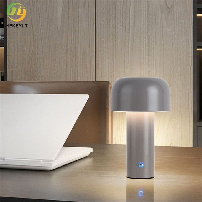 LED Desk Bedside Table Lamp Small Mushroom Lamp