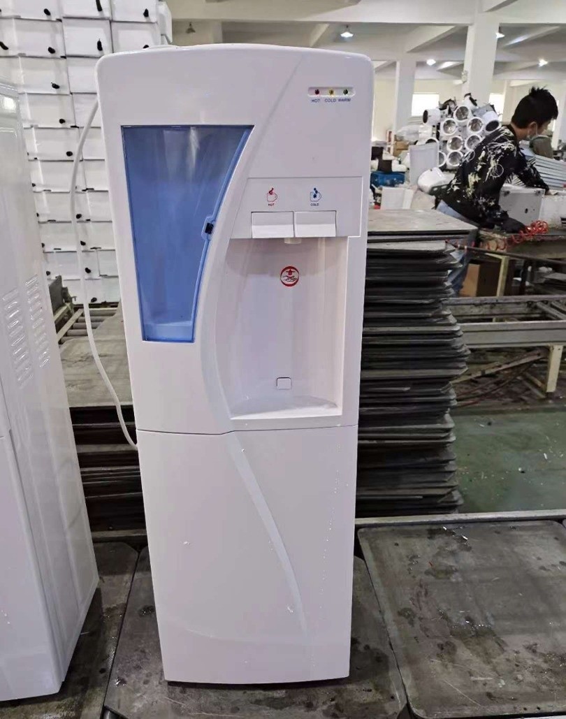 Floor Standing Hot Cold Water Dispenser Stainless Steel Bottom Load For Home
