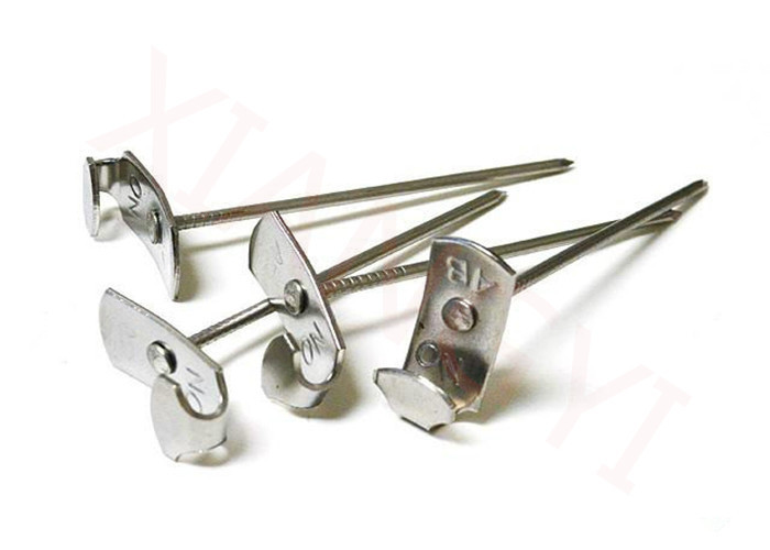 12ga 2-1/2" Insulation Lacing Anchors To Secure Removable Insulation Pad