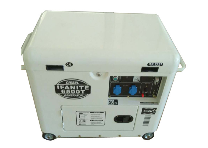 5 KW AC Three Phase Portable Diesel Generators Set With ATS Wheels