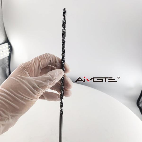 High Cleanliness Solid Carbide Flat Bottom Drill Bit 12mm Diameter Internal Coolant