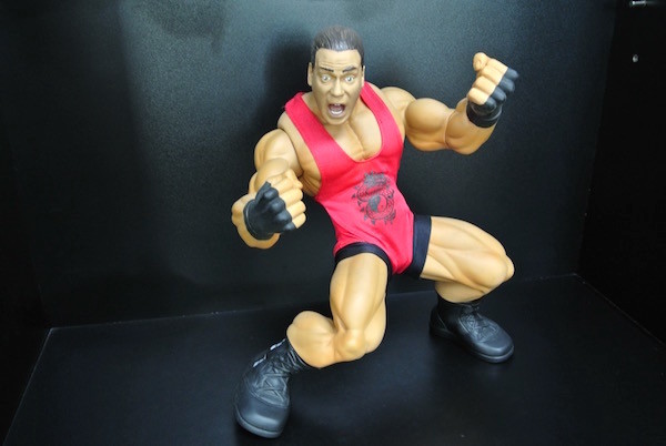 Customized Collectible Vinyl Toys Muscle Man With Surprised Expression