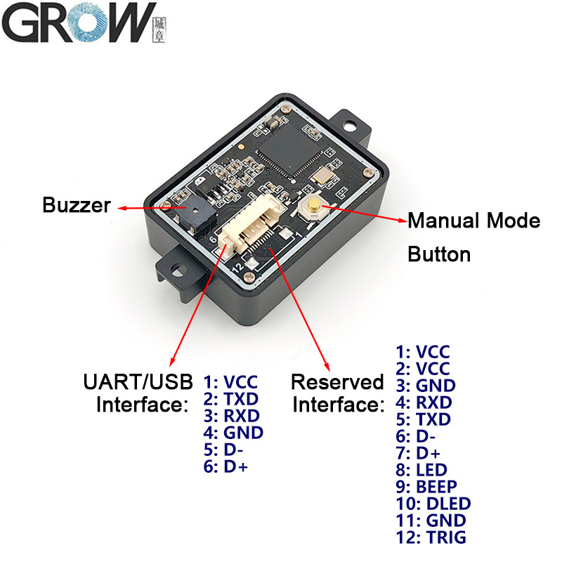 GM78 Global Multi-Code 1d 2D DC5V USB Uart Barcode Scanner Module