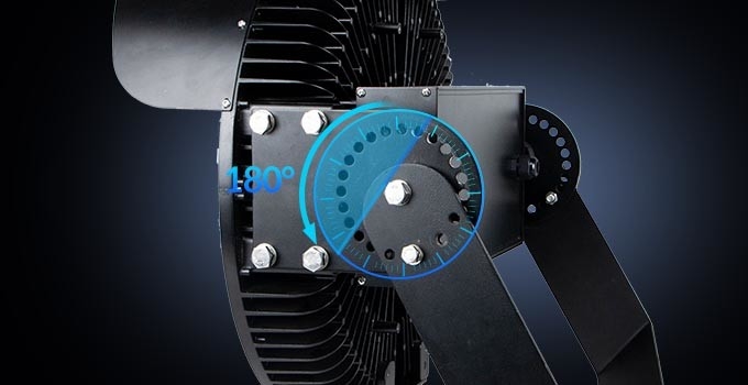 500W Stadium Spotlight Ra80 High Impact Resistance Led Arena Lights