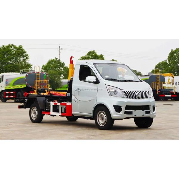 Small Changan Hook Arm Garbage Truck Hooks Lift Trailer For Waste Management