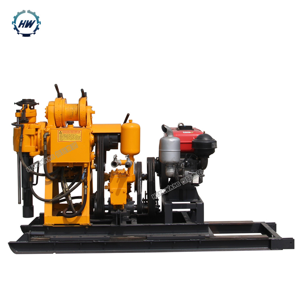 380V Pile Drilling Machine With Diesel Engine Water Well Drilling Rig Depth 230m