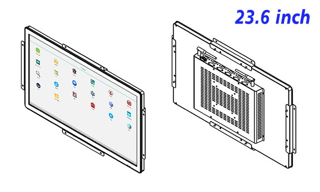 23.6-Inch Android Monitor for Industrial Automation and Logistics Dashboards