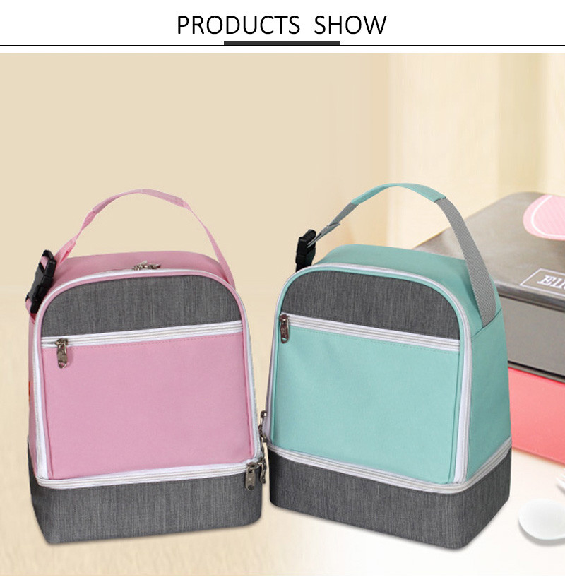 Folding Nylon Thermal Insulated Meal Storage Bag