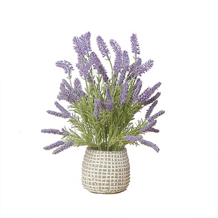 42cm Factory Direct Sale Bonsai Plants Lavender for Indoor Decoration Housewarming Gift Artificial Flowers