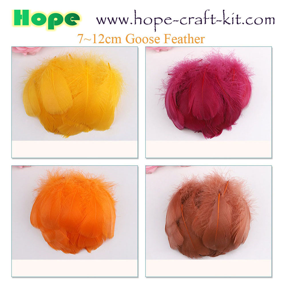 Various size of goose feathers, turkey feathers, chicken feathers, peacock , ostrich feathers for hobbies and kids DIY