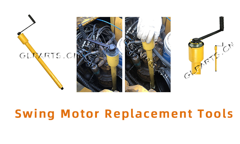 Openning Dismantling Excavator Tools Swing Motor Replacement Tools