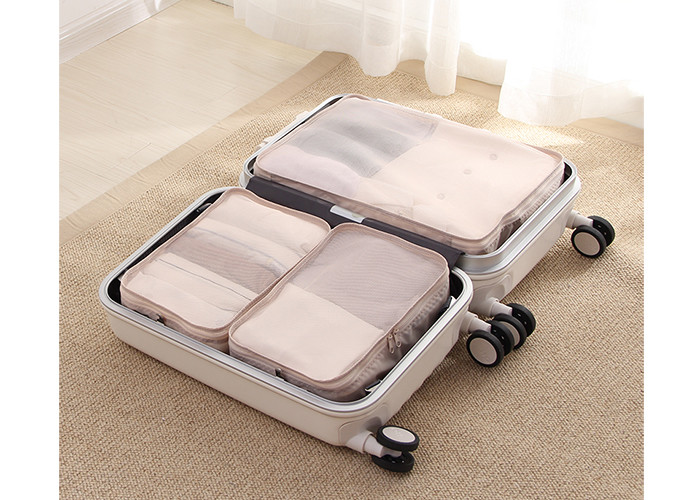 3 In 1 Set Light Weight Travel Organizer Bag Cubes Polyester With Coating