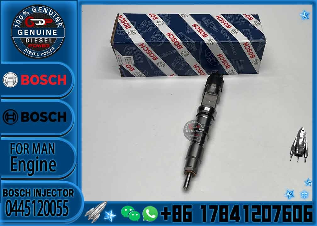 High Quality Diesel engine parts common rail injector 0445120055 51 10100 6051 51101006051 For MAN