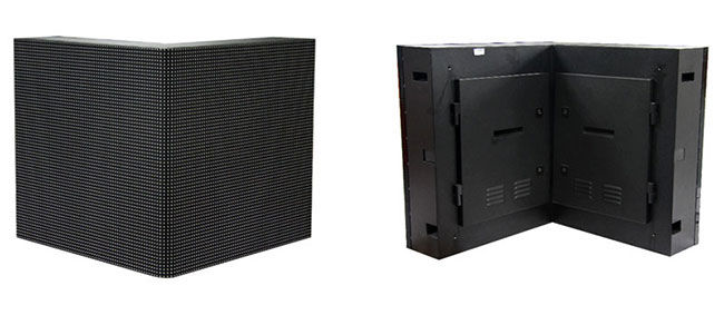 P10 SMD Full Color outdoor Curved LED Display High Brightness Ultra Thin Design