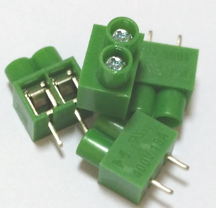 RD TY -5.0 2P-24P 400V 15A green or gray or white color PCB screw terminal block