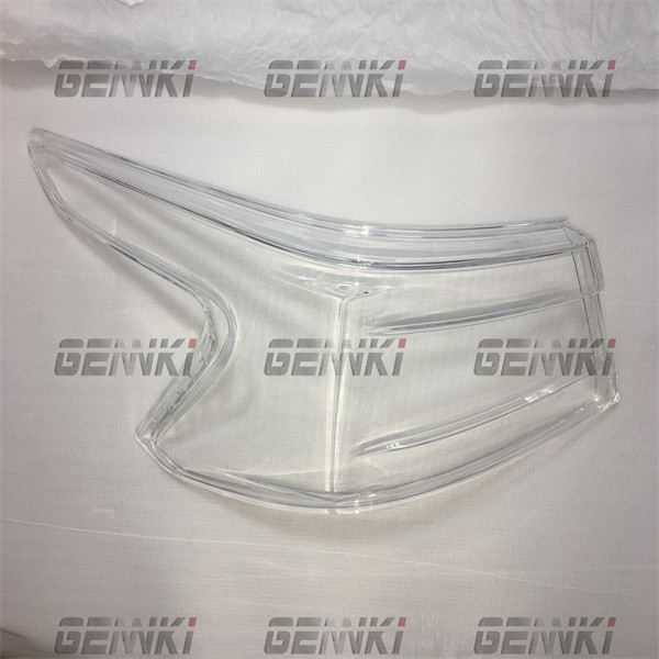 PMMA PC Right Rear Tail Light Lens CNC Machining Relector Tail Light Glass Replacement