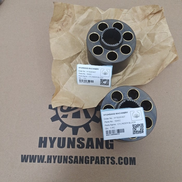 Hydraulic Parts Cylinder Block 1845C 215C WA320 3D84E-5NBA 2933800878 Fit Case
