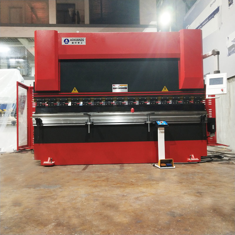 CNC 80 Ton Hydraulic Press Brakes Bending Machine TP10S 7.5 Kw 3200mm High Accuracy