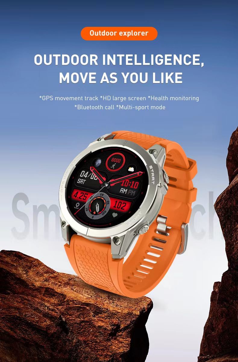 Fitness Tracker BT Call Sport Smart Watch S53 Full Touch Screen Smart Watch Ip68