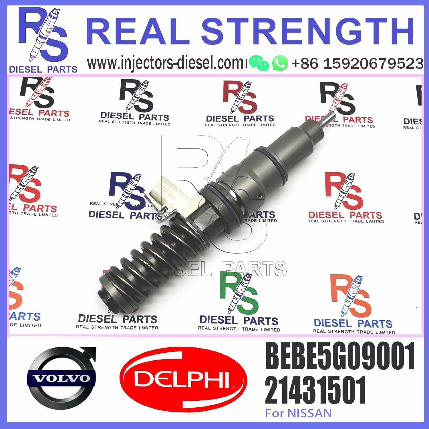Common Rail Diesel Fuel Injector 21431501 BEBE5G09001 For Engine Parts