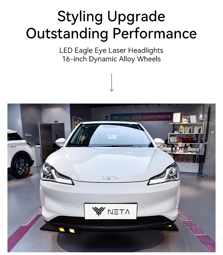Luxury speed NETA V Left-hand Drive Electric Car / Electric SUV Car with 31.7KWH Battery Capacity and Weight of 1081kg